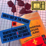 Bainbridge Vegan Jerky – Variety Pack: Tame & Tasty, Lil' Heat, Hibachi "Beef" Vegan Beef Jerky, 3 oz (Pack of 3)